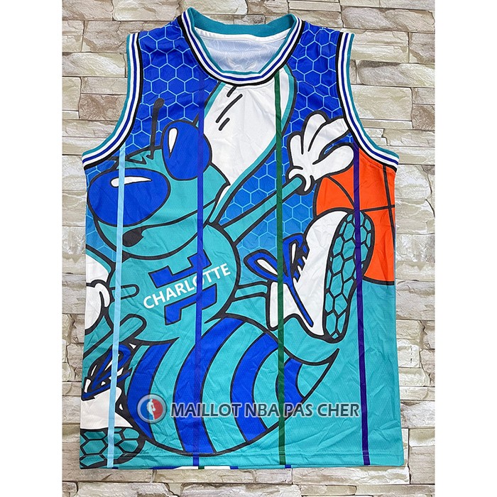 Maillot Charlotte Hornets Lamelo Ball NO 2 Mitchell & Ness Big Face Vert